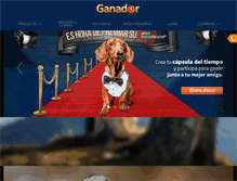 Tablet Screenshot of ganador.com.mx